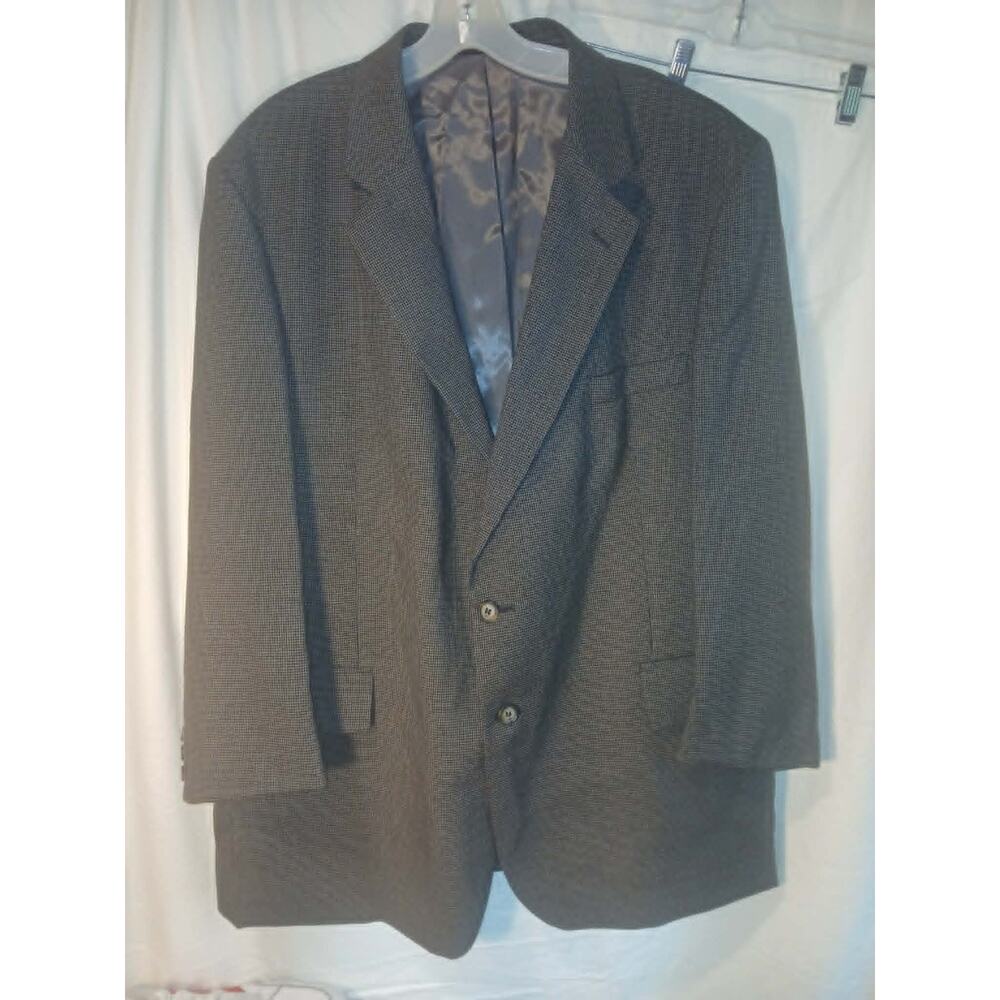 Savile Row Men's Wool Suit Jacket 46R
